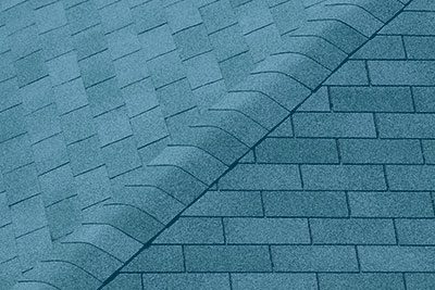 Blue Asphalt Shingle Roof Texture